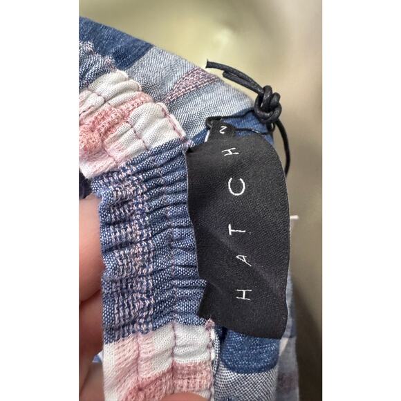 NWT - Maternity HATCH The Alexia Dress in Blueberry Plaid - Picture 14 of 16